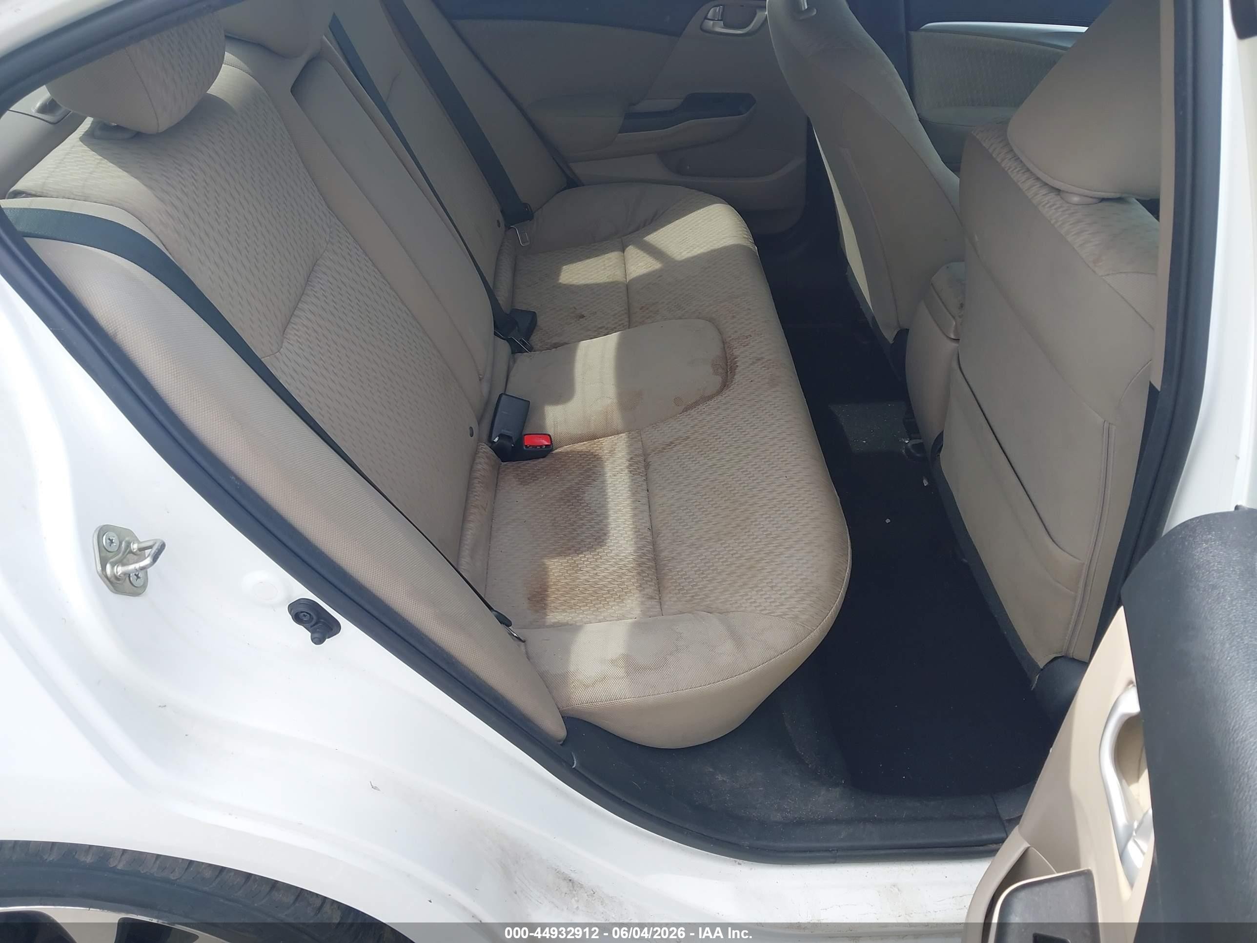 2015 Honda Civic Ex White vin: 19XFB2F82FE280341