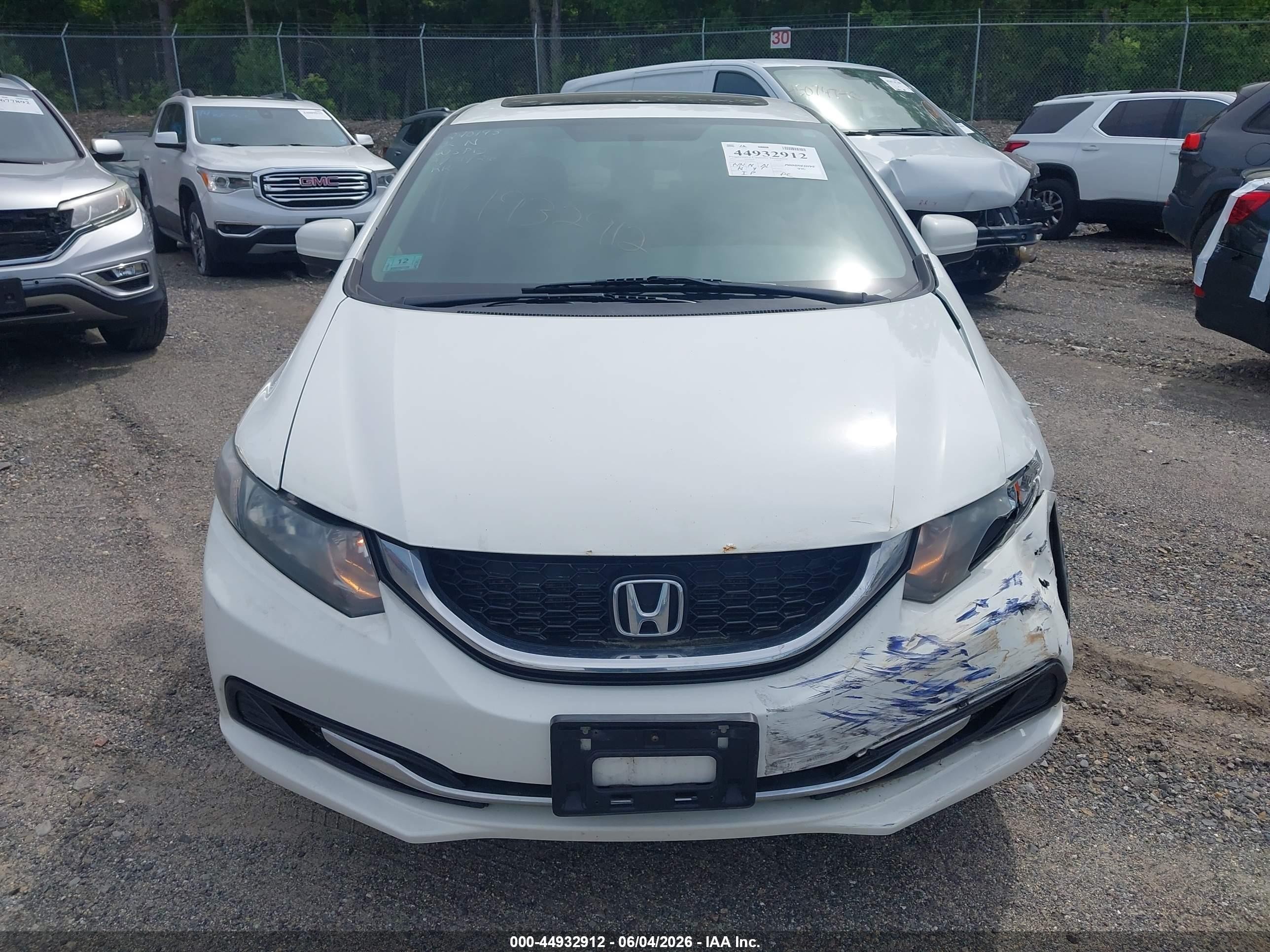 2015 Honda Civic Ex White vin: 19XFB2F82FE280341