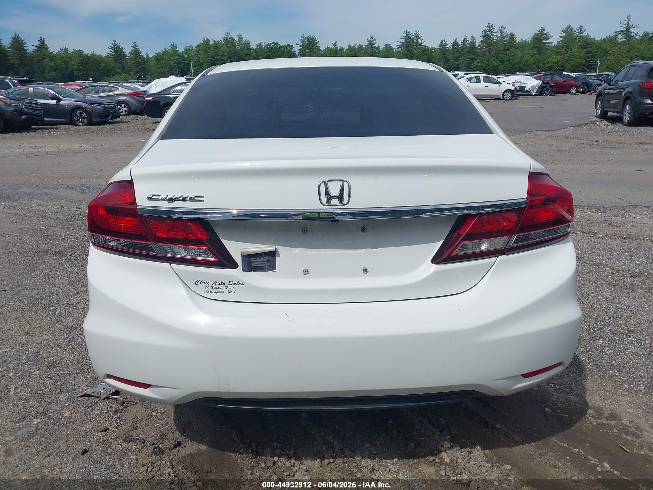 2015 Honda Civic Ex White vin: 19XFB2F82FE280341