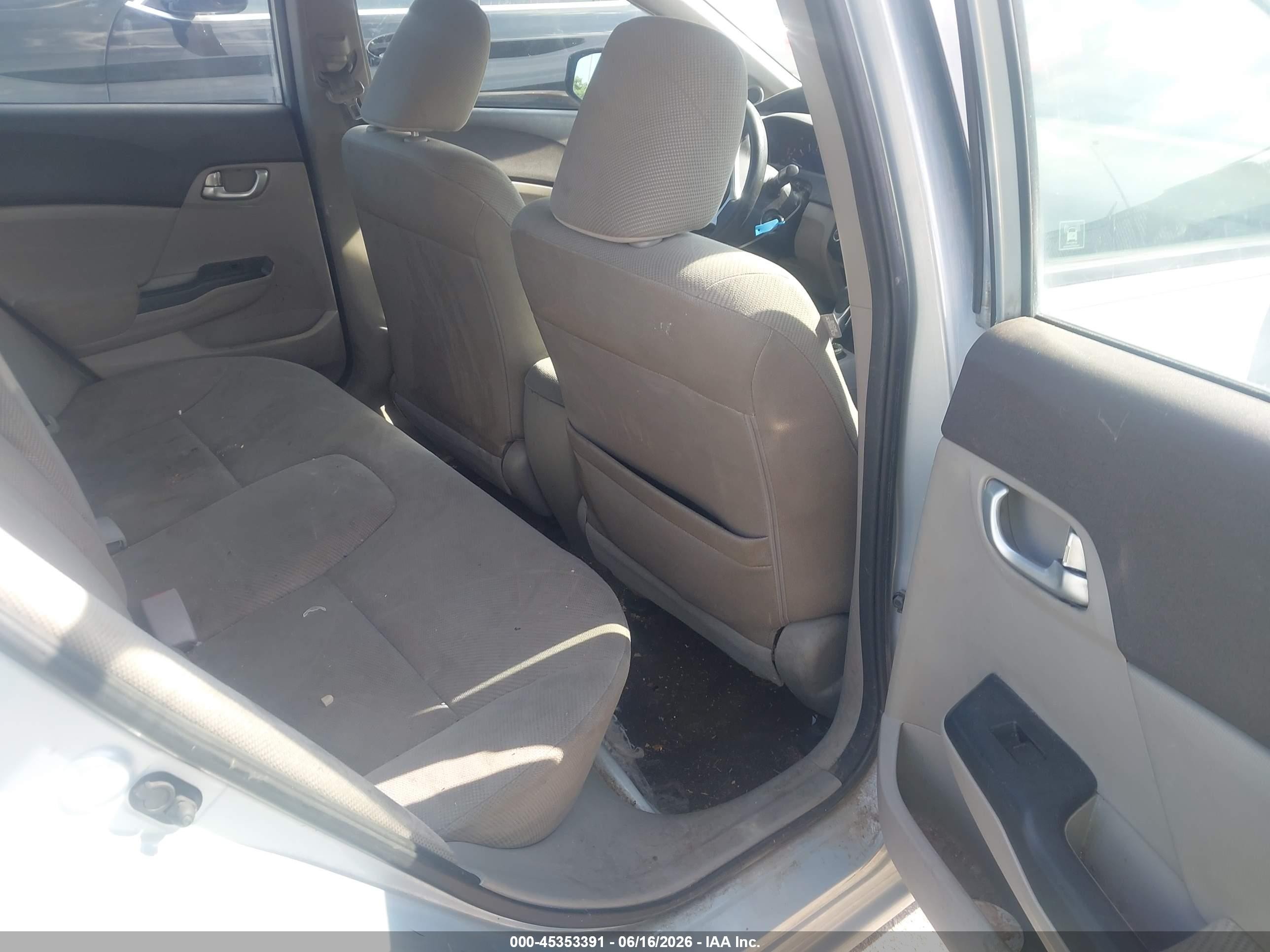 2012 Honda Civic Ex Silver vin: 19XFB2F83CE006092