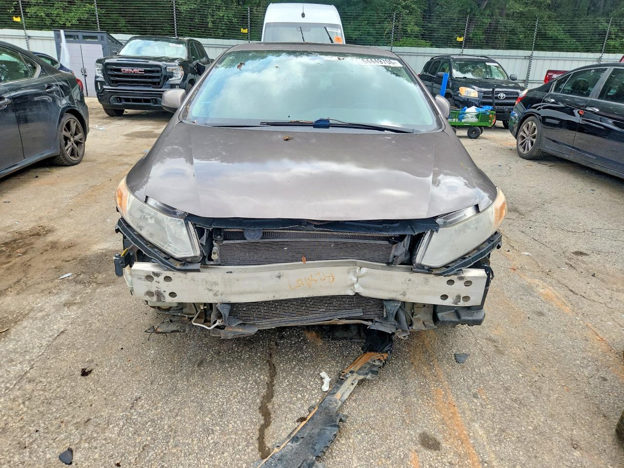 2012 Honda Civic Ex Brown vin: 19XFB2F83CE008487