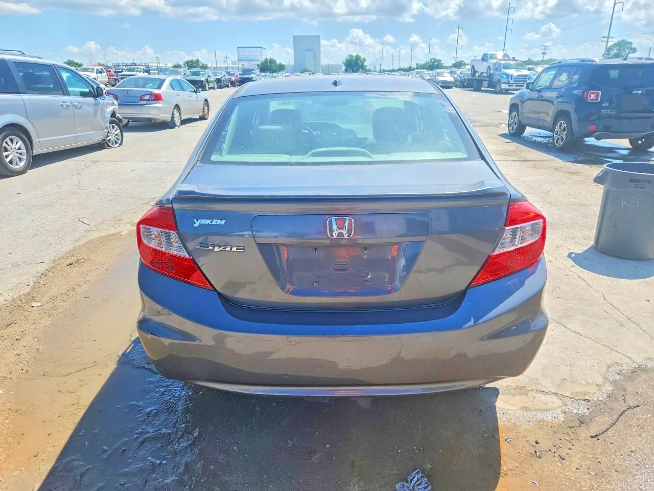 2012 Honda Civic Ex Gray vin: 19XFB2F83CE022468