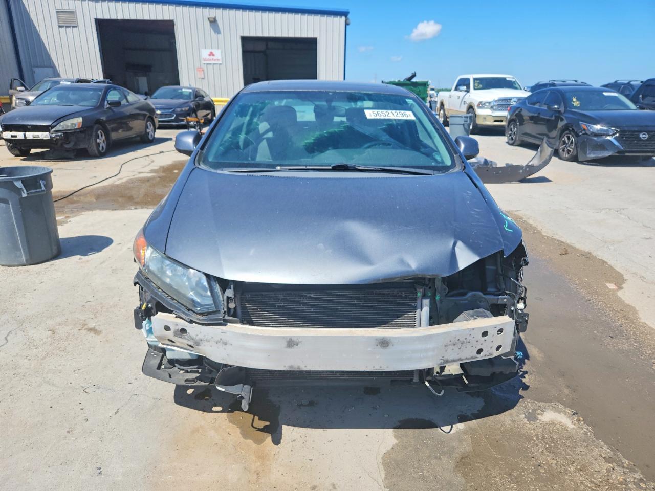 2012 Honda Civic Ex Gray vin: 19XFB2F83CE022468