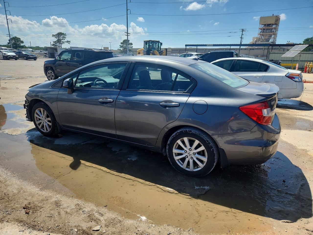 2012 Honda Civic Ex Gray vin: 19XFB2F83CE022468