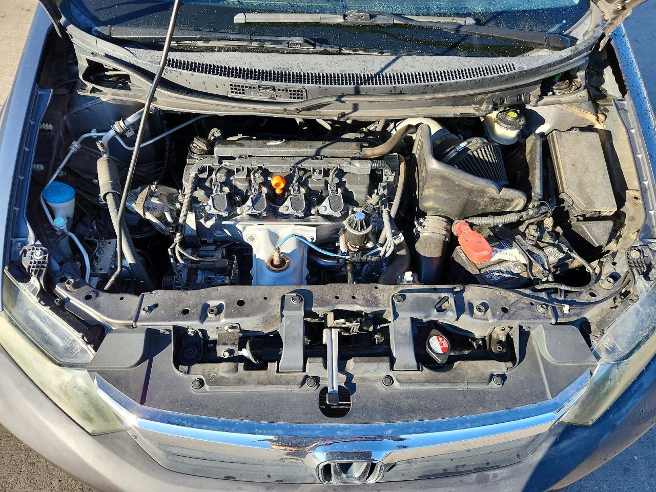 2012 Honda Civic Ex Серый vin: 19XFB2F83CE044907