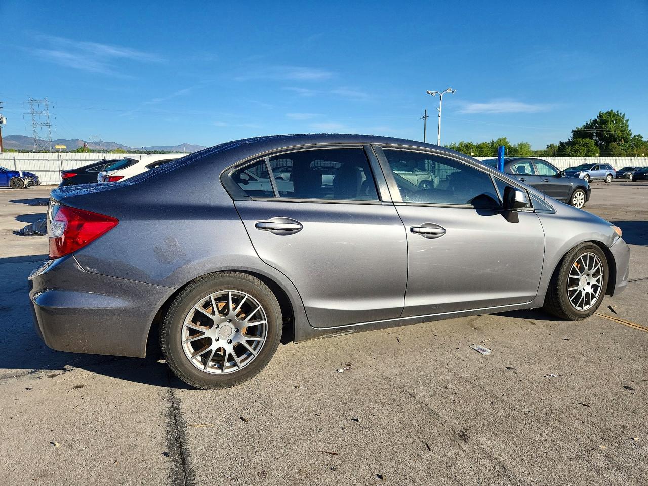 2012 Honda Civic Ex Серый vin: 19XFB2F83CE044907