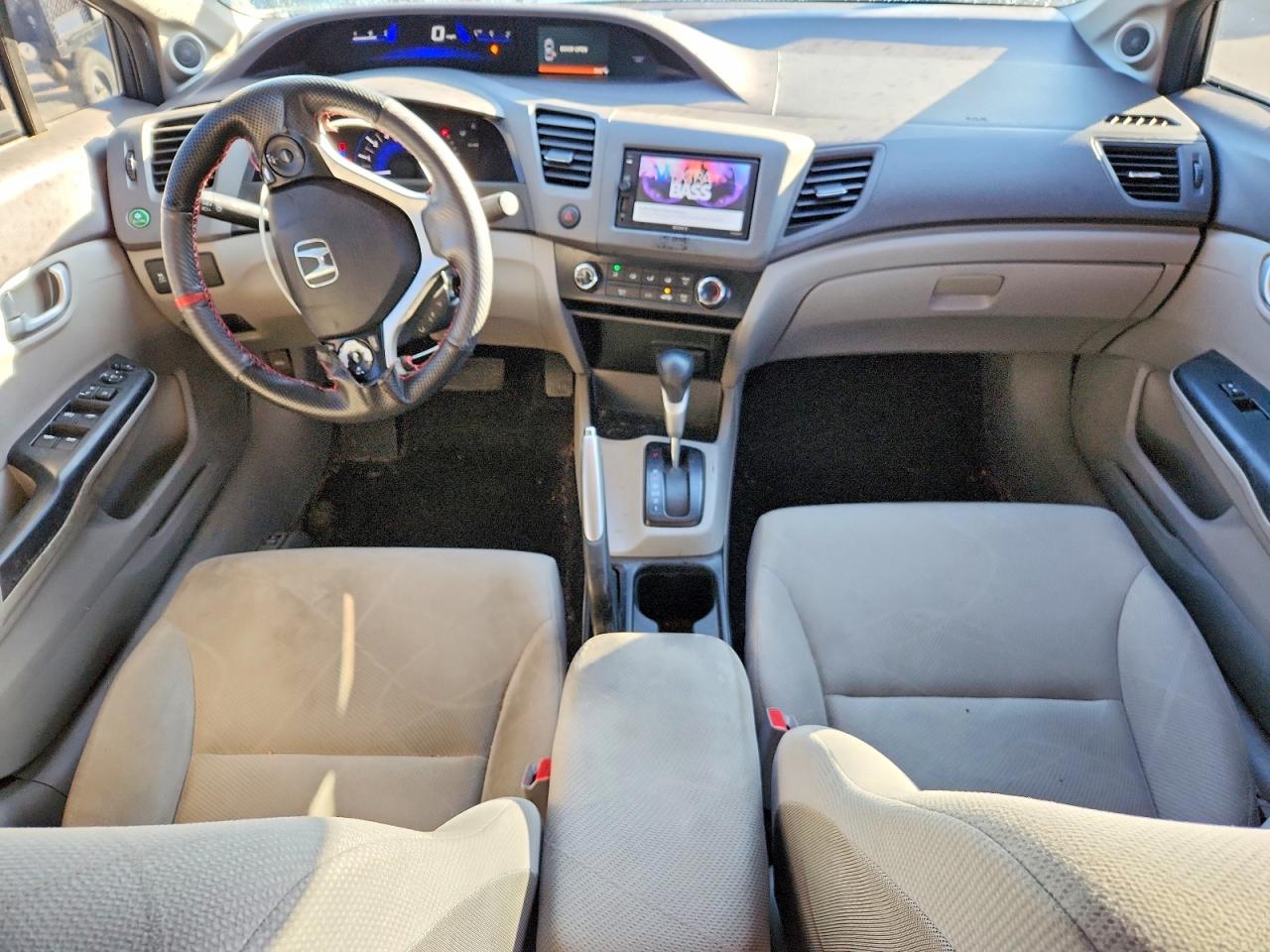 2012 Honda Civic Ex Серый vin: 19XFB2F83CE044907