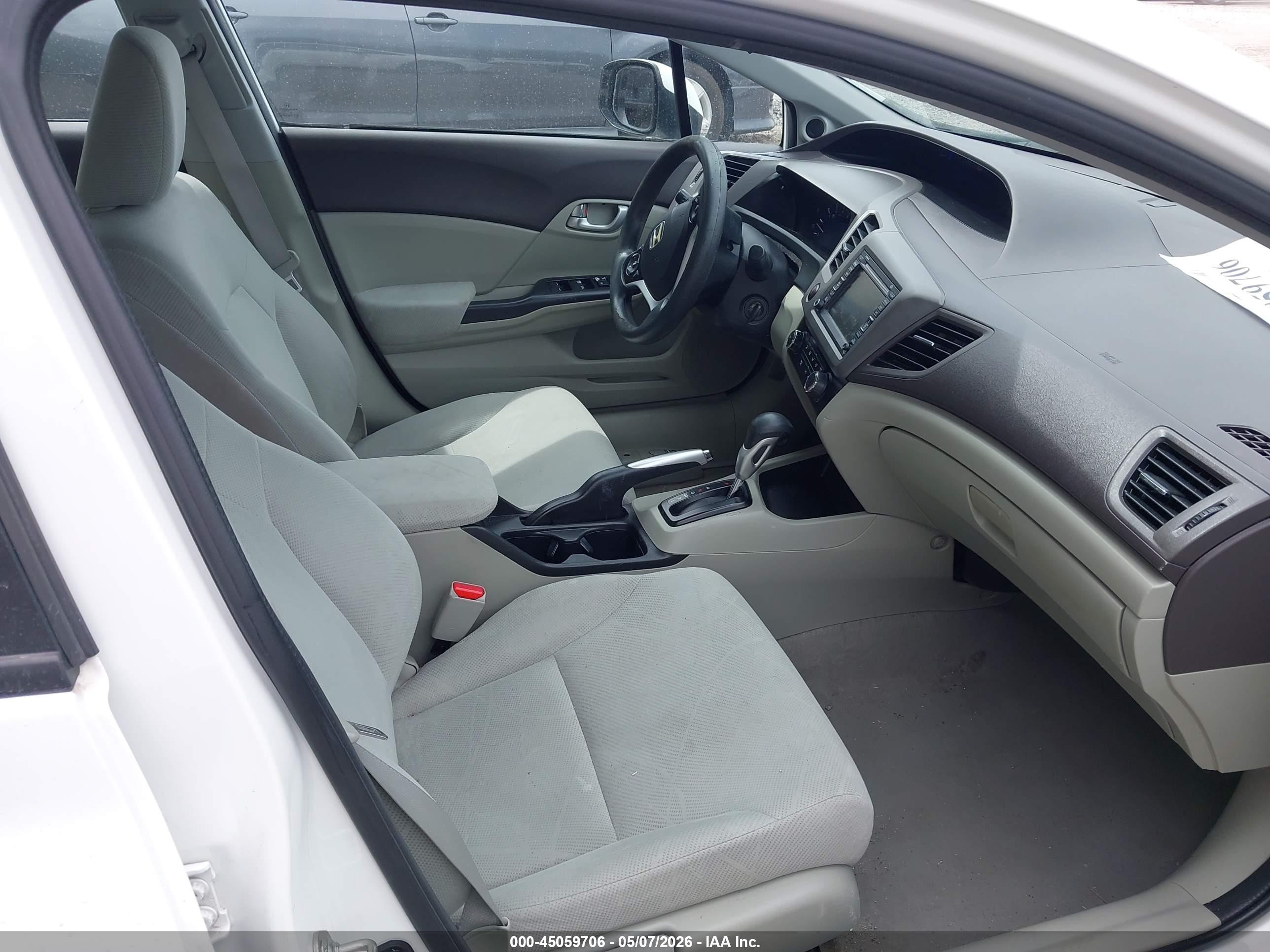 2012 Honda Civic Ex White vin: 19XFB2F83CE046995