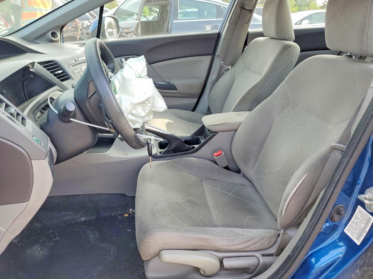 2012 Honda Civic Ex Blue vin: 19XFB2F83CE059097