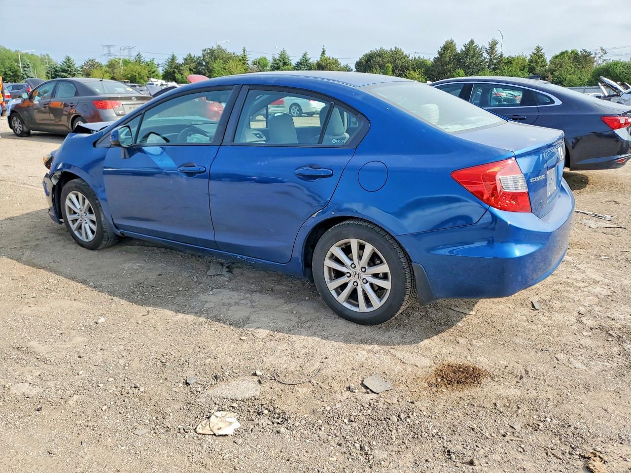 2012 Honda Civic Ex Blue vin: 19XFB2F83CE059097