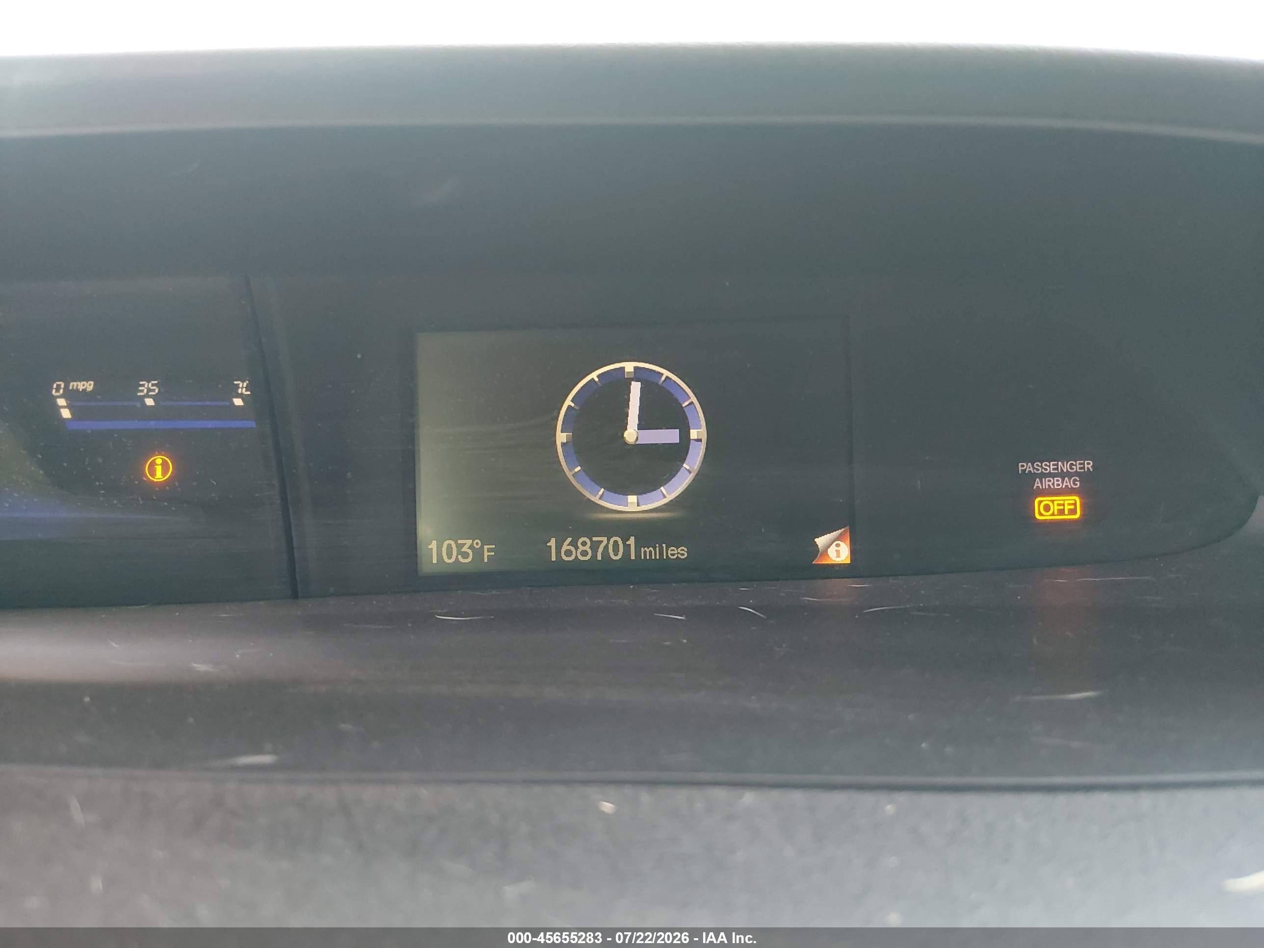 2012 Honda Civic Ex Серый vin: 19XFB2F83CE063019