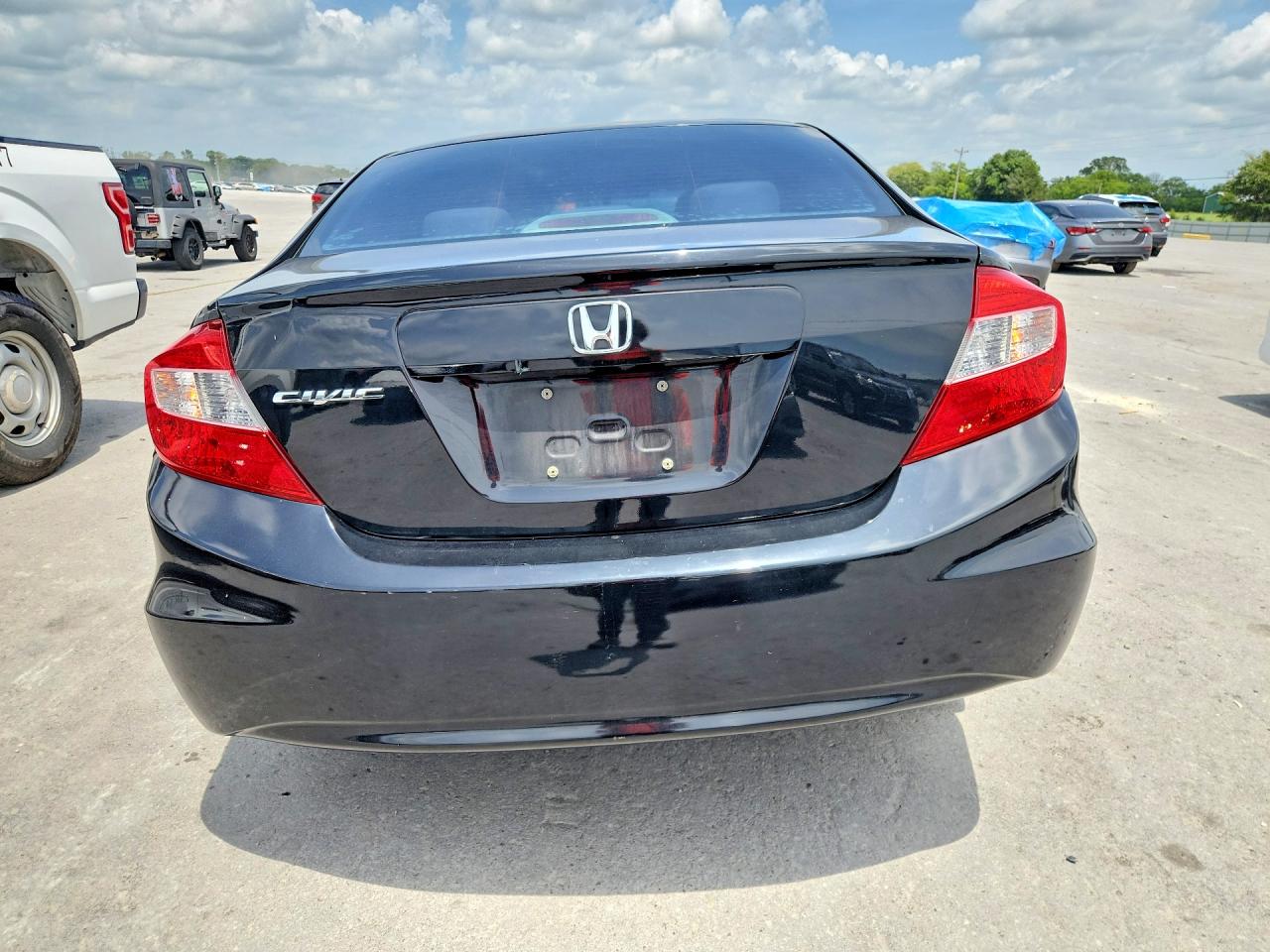2012 Honda Civic Ex Black vin: 19XFB2F83CE088583