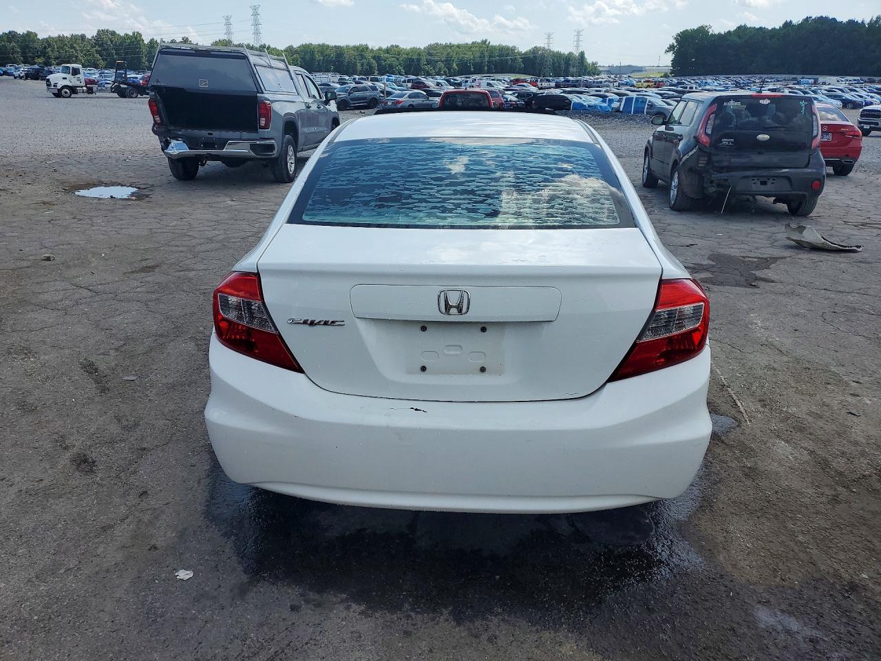 2012 Honda Civic Ex Белый vin: 19XFB2F83CE093587