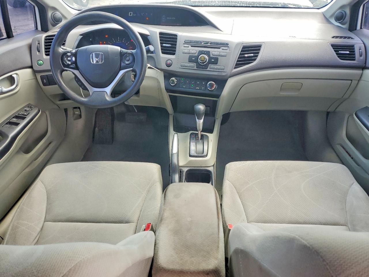 2012 Honda Civic Ex Белый vin: 19XFB2F83CE093587