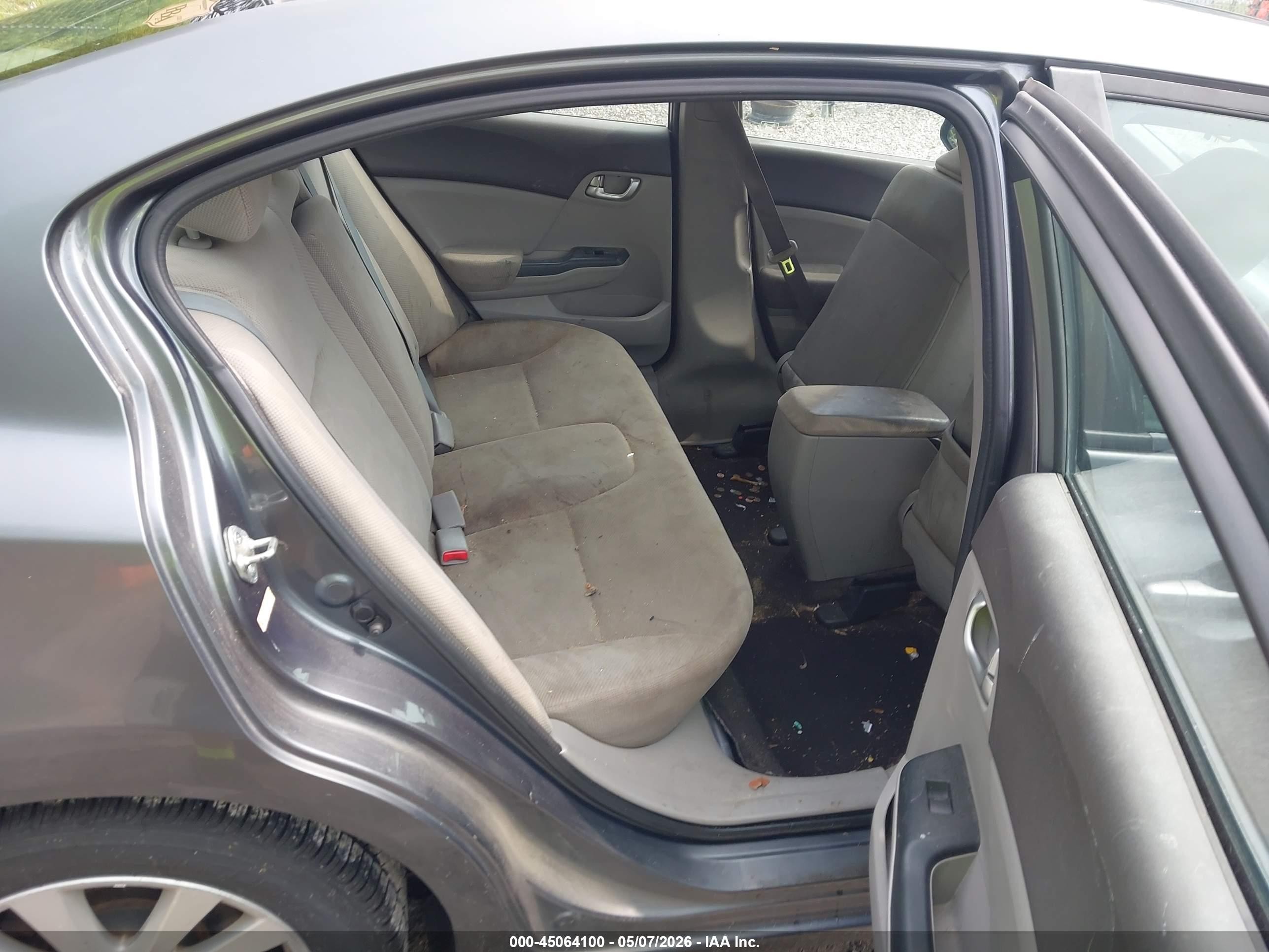 2012 Honda Civic Ex Gray vin: 19XFB2F83CE106063