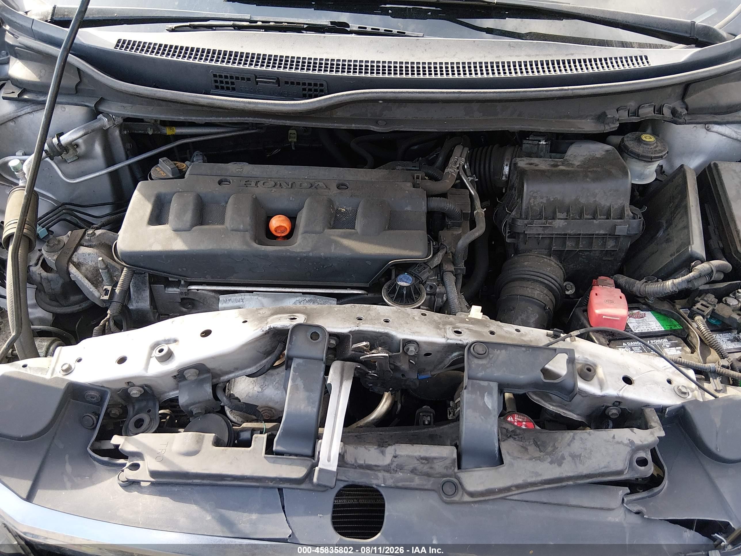 2012 Honda Civic Ex Серебряный vin: 19XFB2F83CE343815