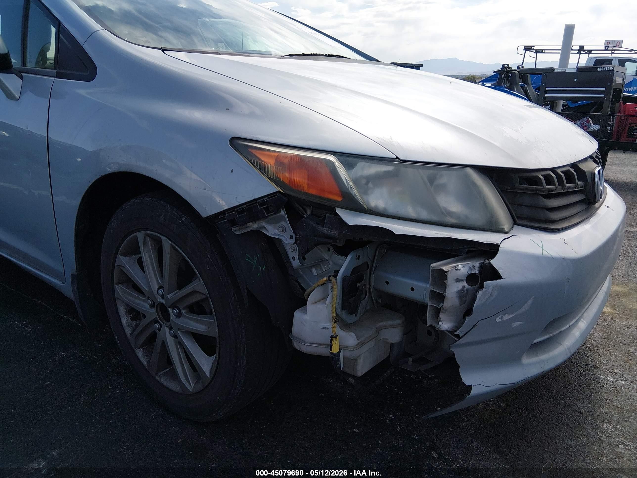 2012 Honda Civic Ex Light Blue vin: 19XFB2F83CE345693
