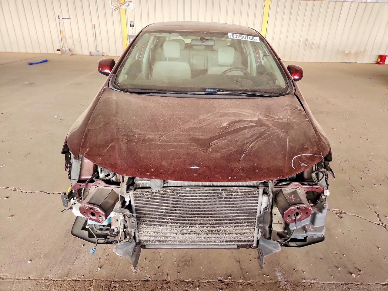 2012 Honda Civic Ex Burgundy vin: 19XFB2F83CE379939