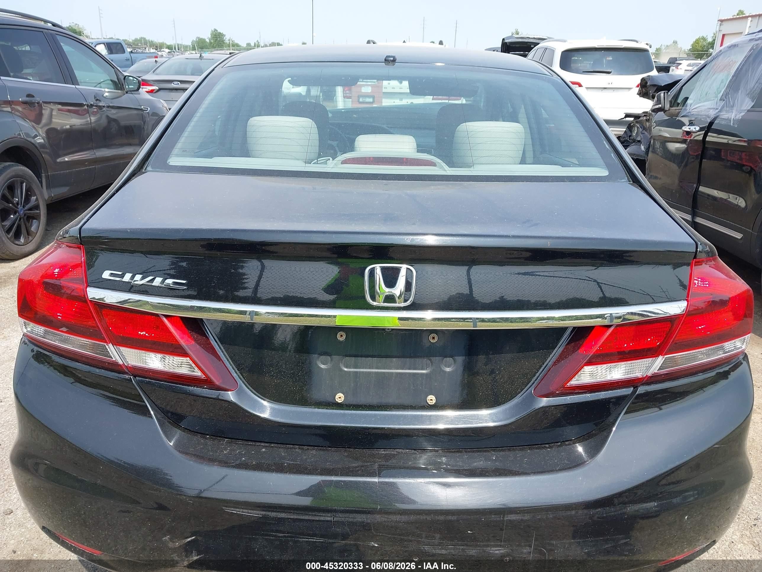 2013 Honda Civic Ex Black vin: 19XFB2F83DE008703