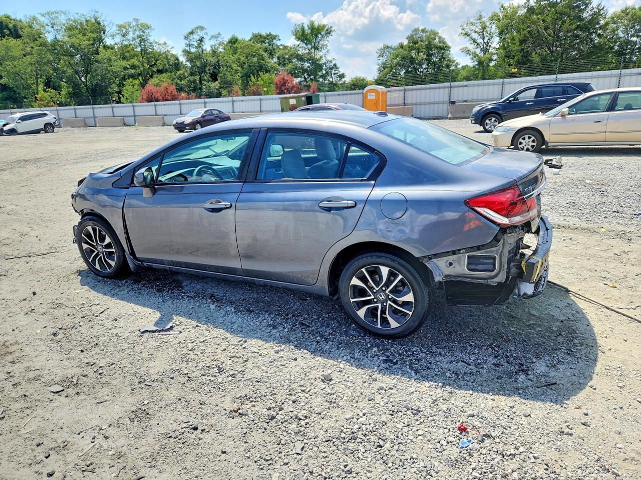 2013 Honda Civic Ex Silver vin: 19XFB2F83DE013139