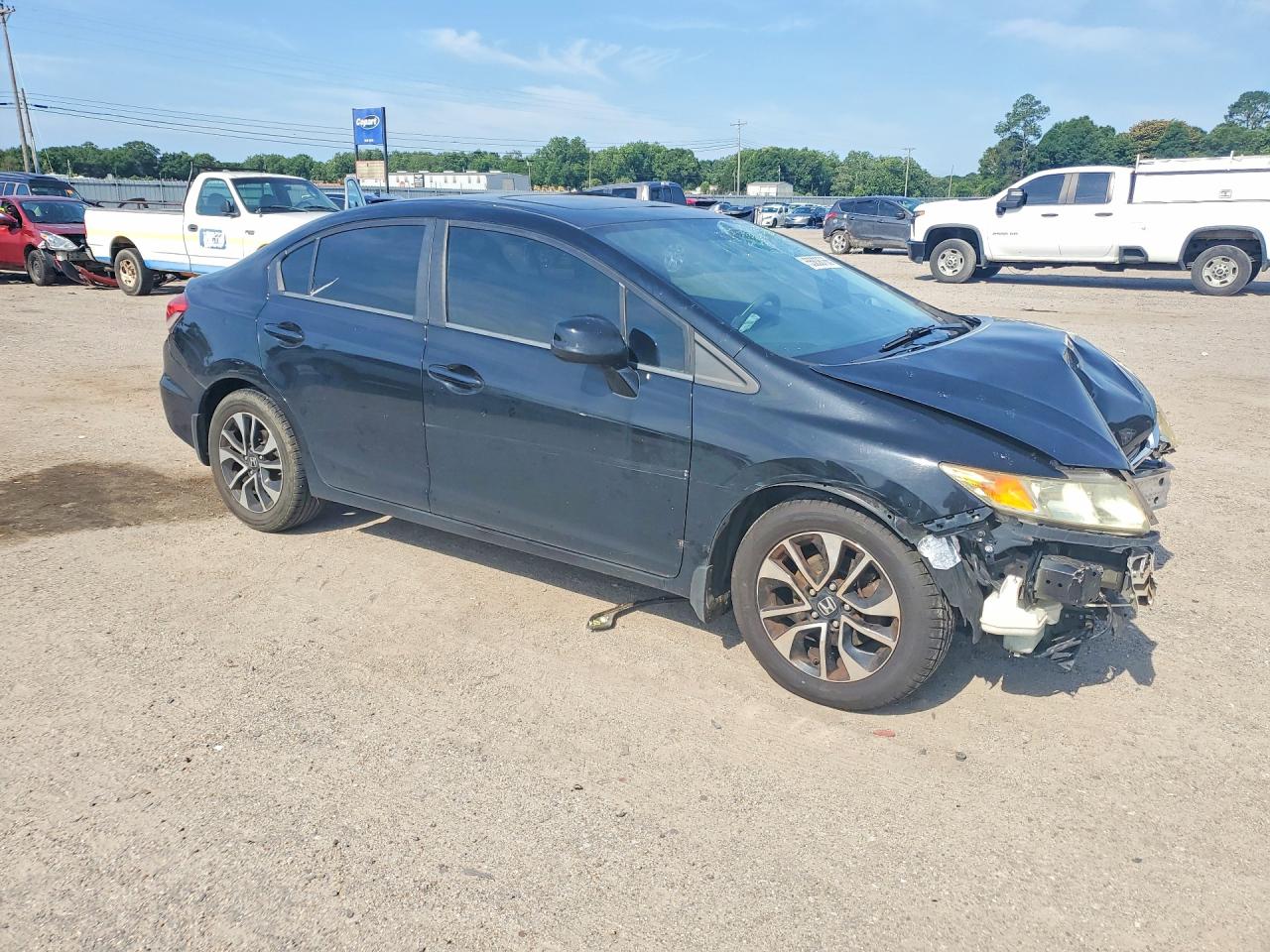 2013 Honda Civic Ex Черный vin: 19XFB2F83DE020334