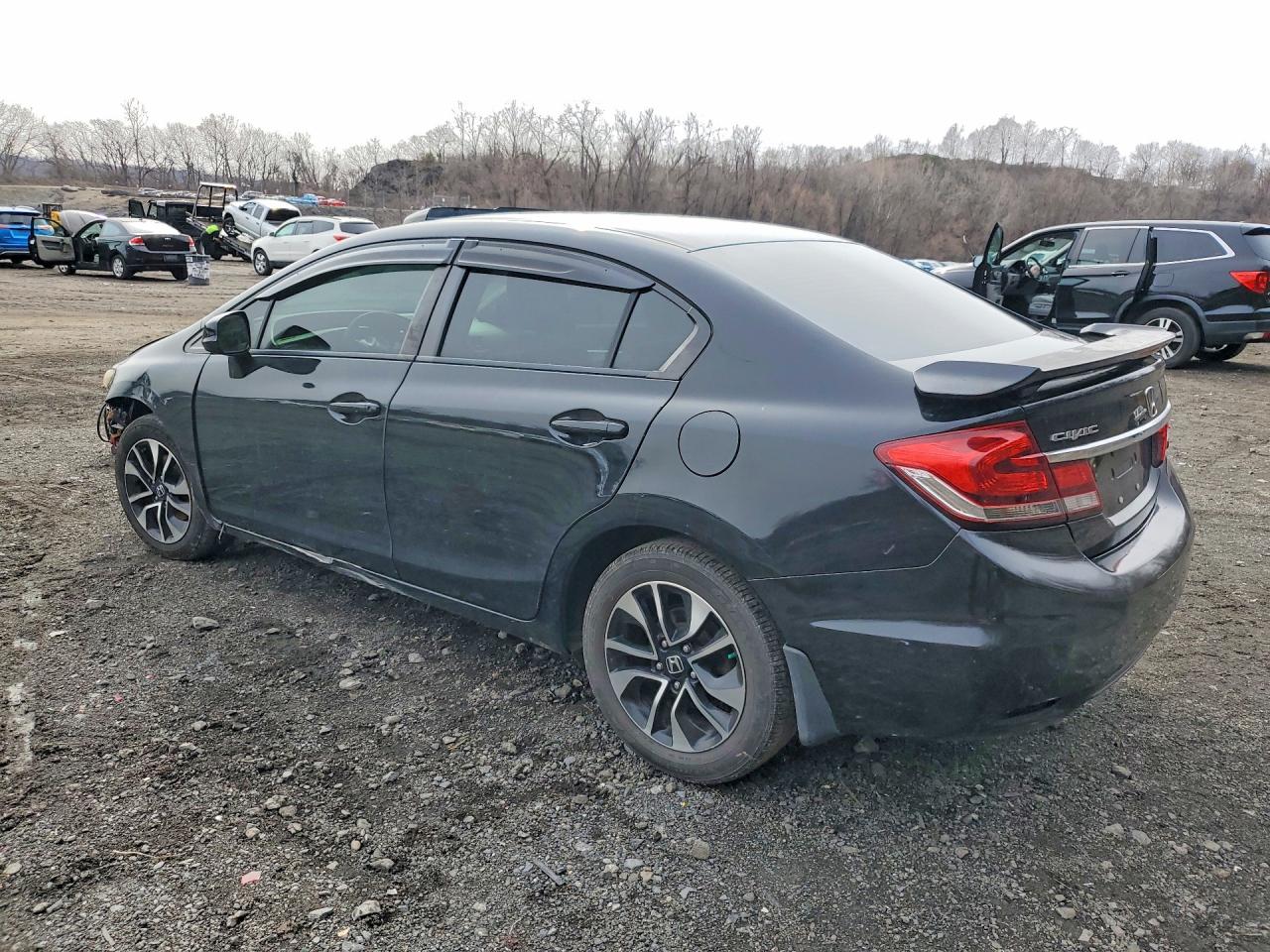2013 Honda Civic Ex Black vin: 19XFB2F83DE022780