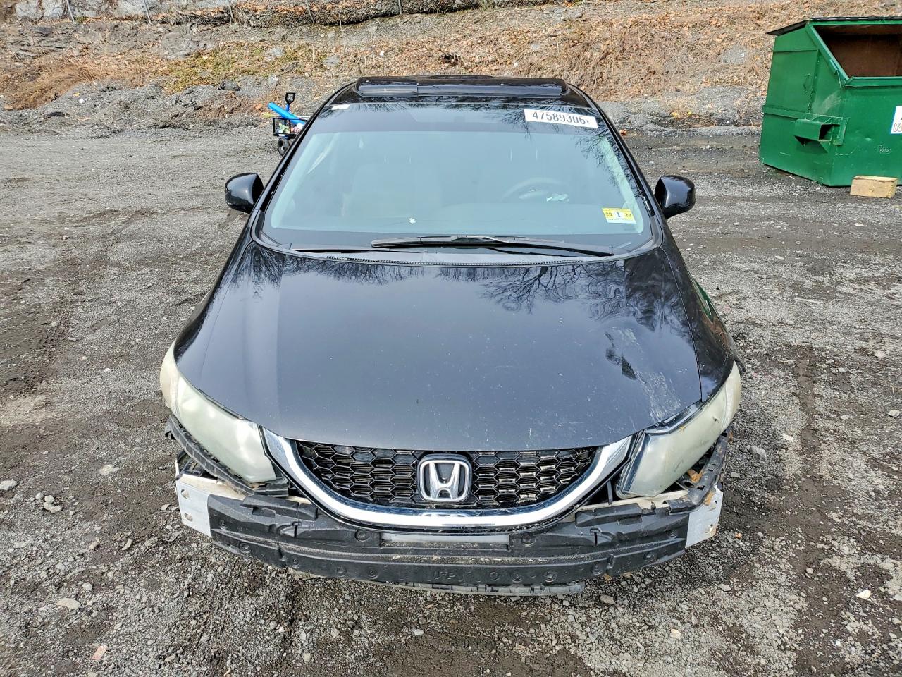2013 Honda Civic Ex Black vin: 19XFB2F83DE022780
