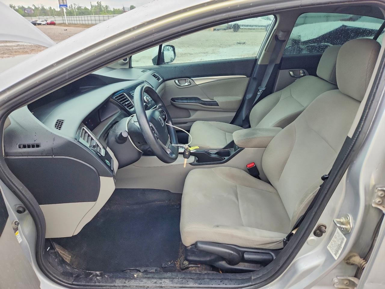 2013 Honda Civic Ex Silver vin: 19XFB2F83DE046500