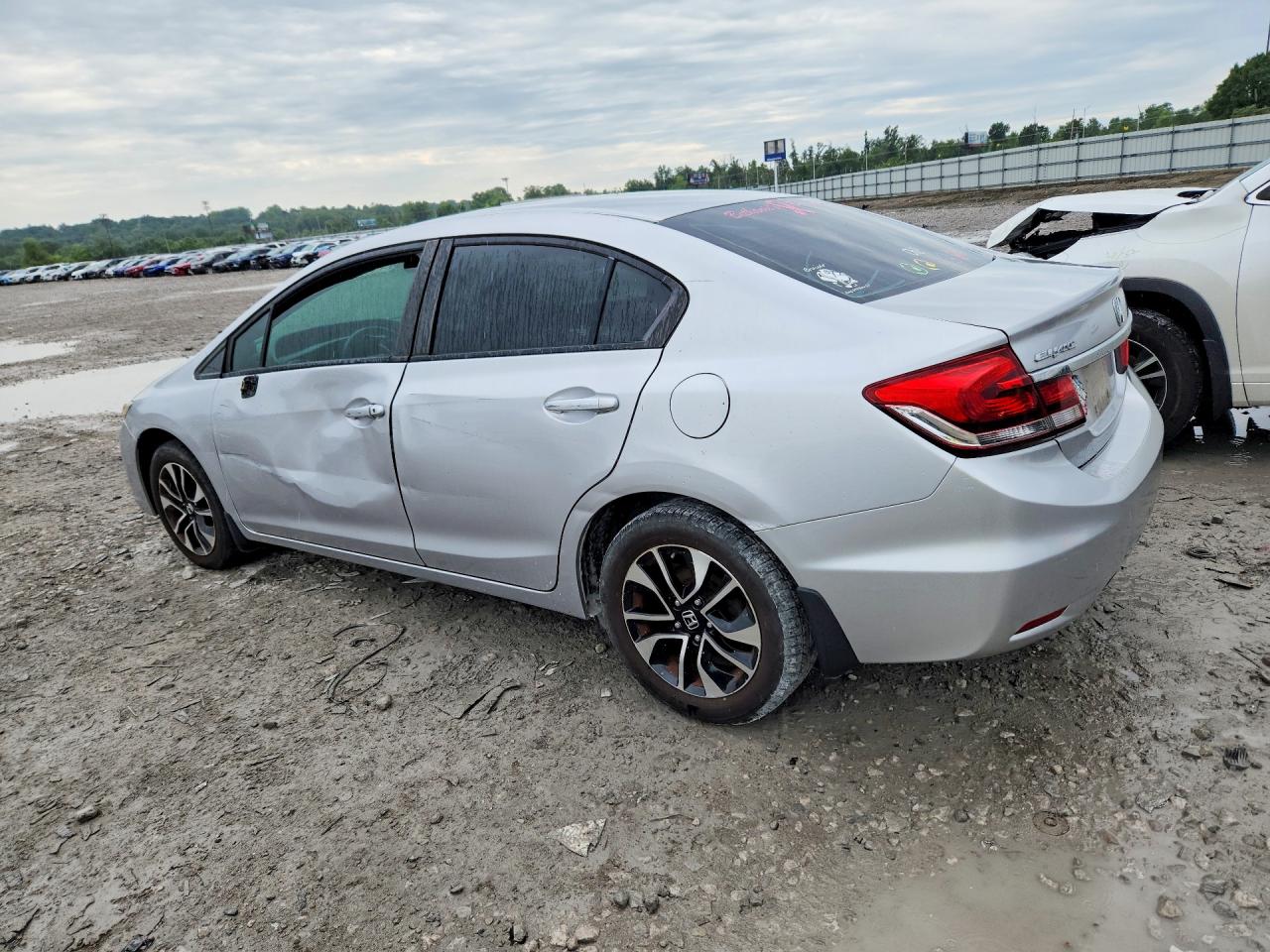2013 Honda Civic Ex Silver vin: 19XFB2F83DE046500