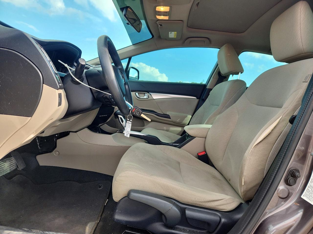 2013 Honda Civic Ex Gray vin: 19XFB2F83DE050451