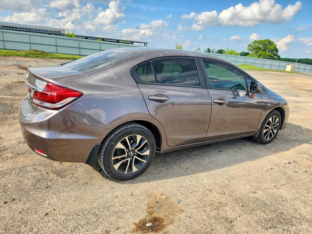 2013 Honda Civic Ex Gray vin: 19XFB2F83DE050451