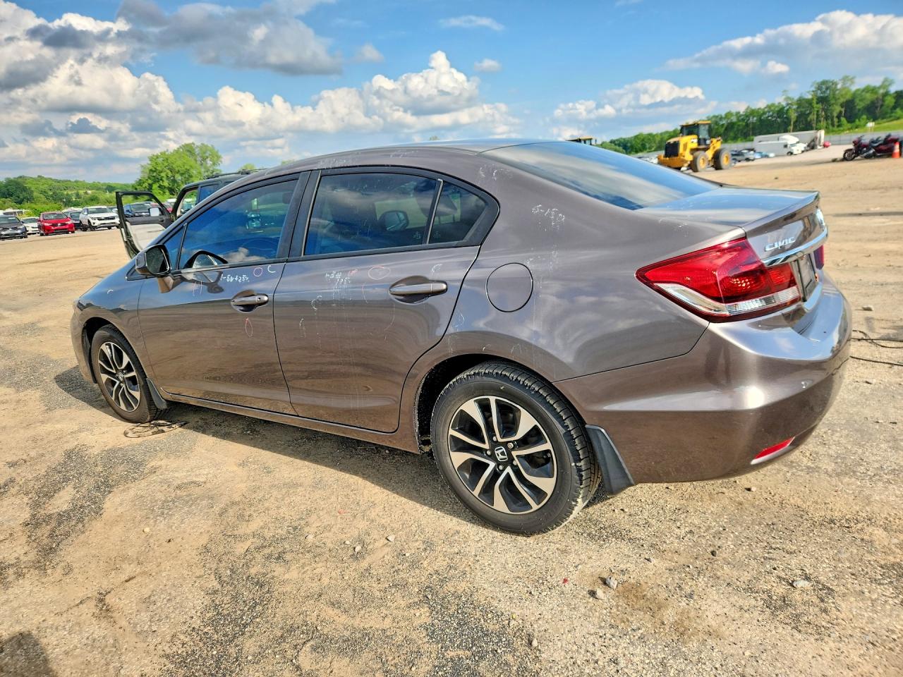 2013 Honda Civic Ex Gray vin: 19XFB2F83DE050451