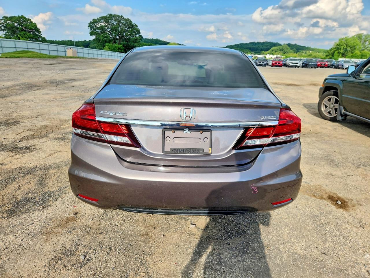 2013 Honda Civic Ex Gray vin: 19XFB2F83DE050451