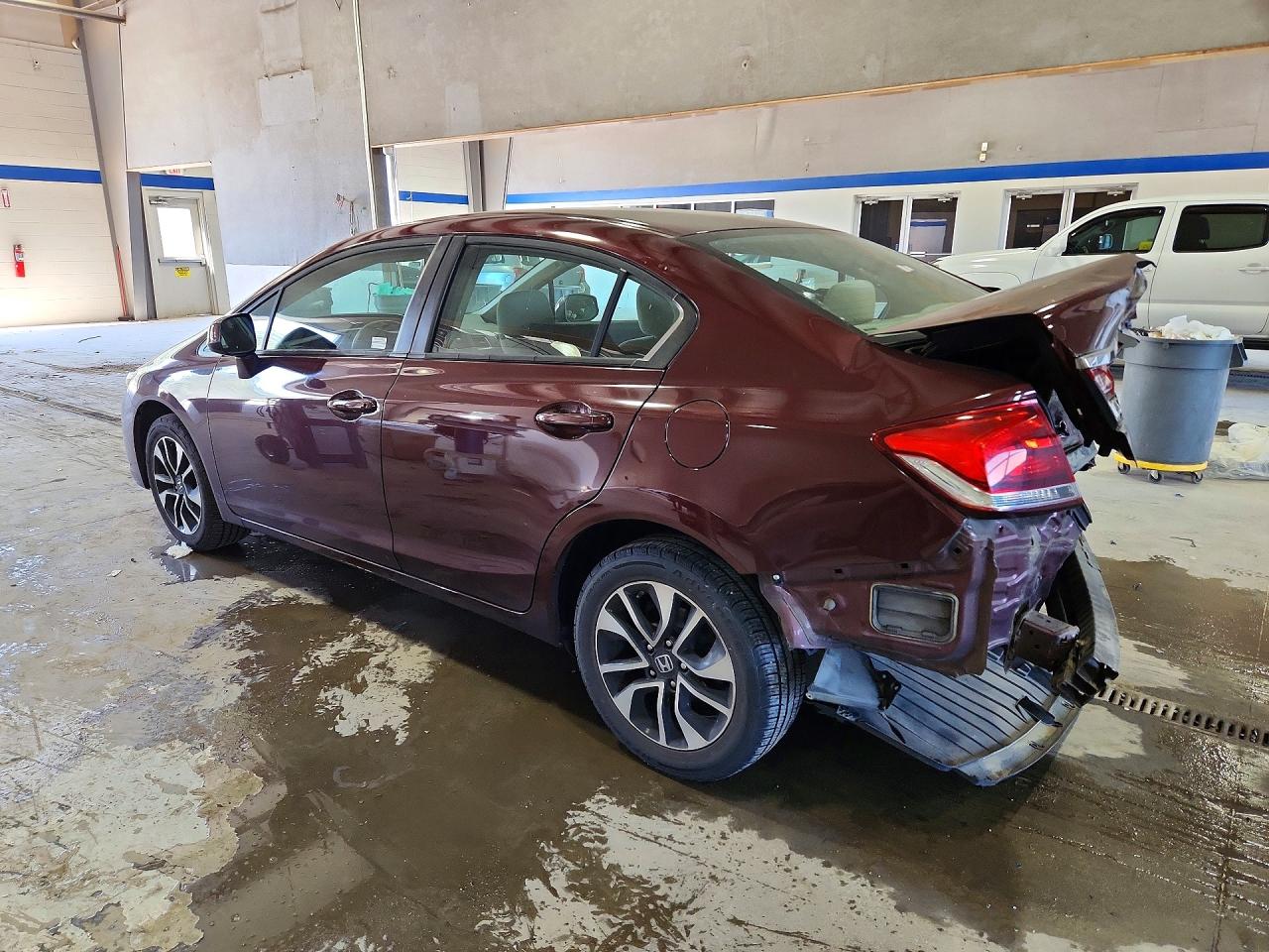 2013 Honda Civic Ex Maroon vin: 19XFB2F83DE051552