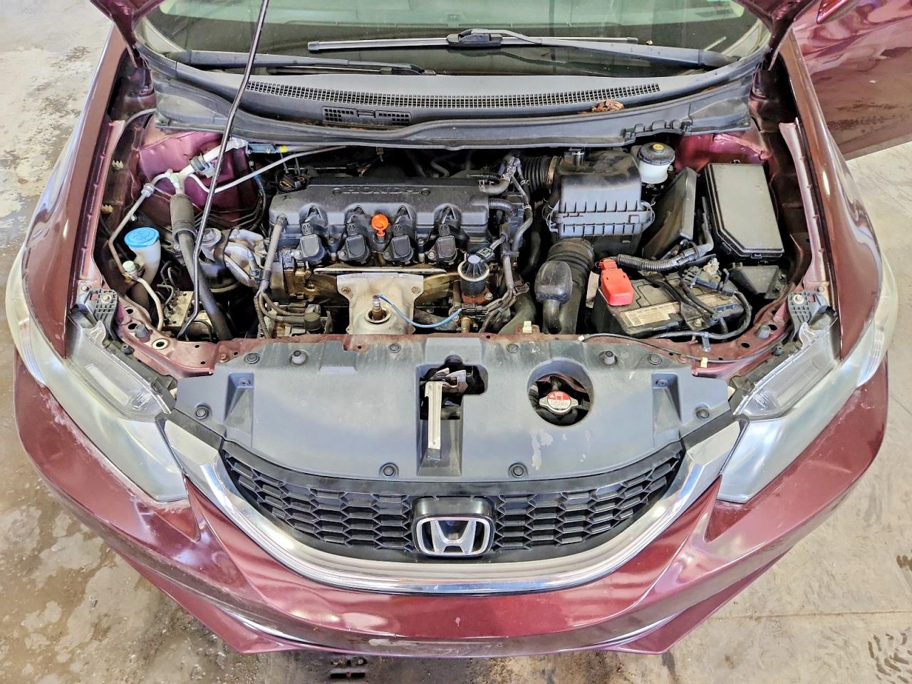 2013 Honda Civic Ex Maroon vin: 19XFB2F83DE051552