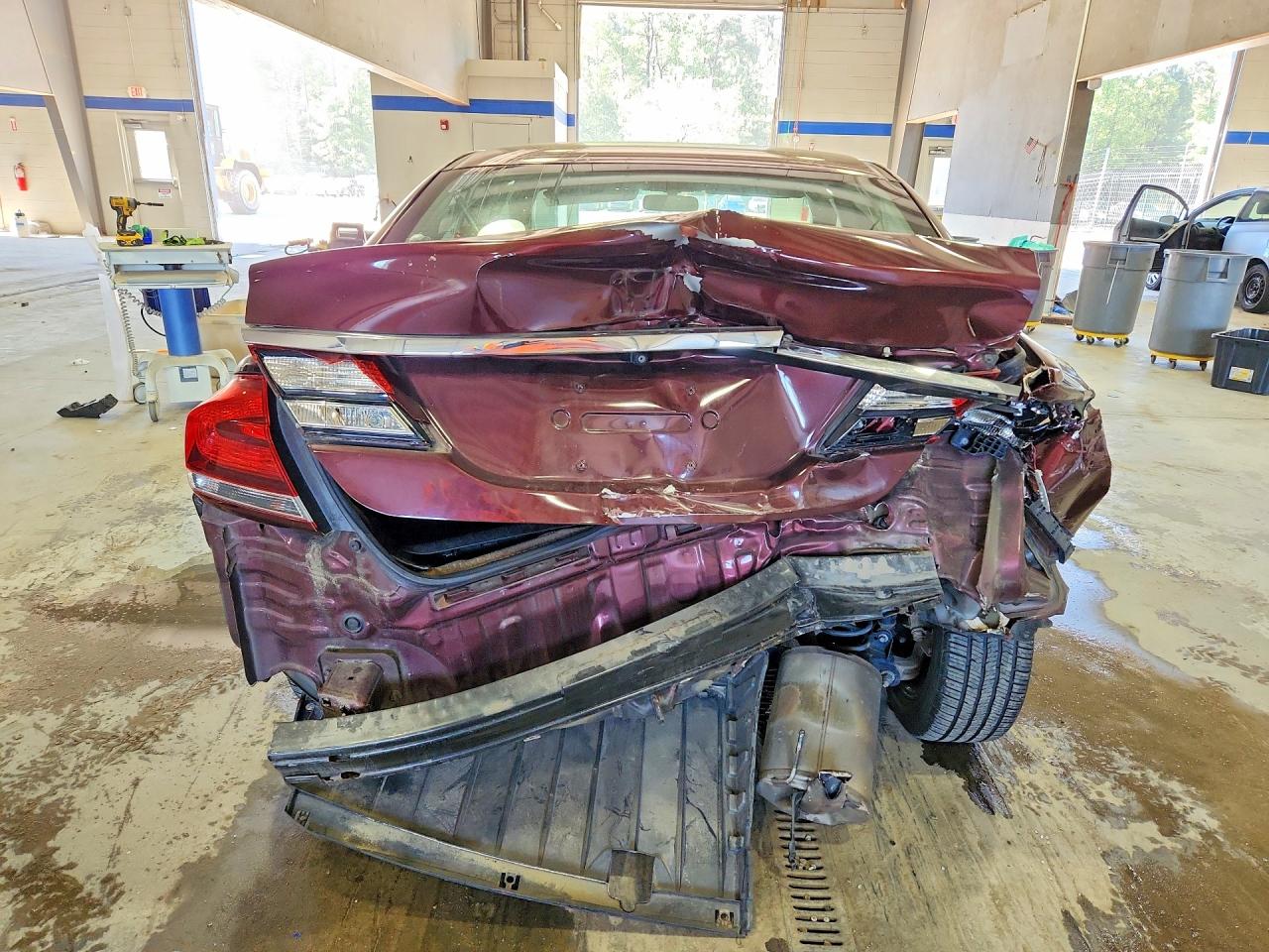 2013 Honda Civic Ex Maroon vin: 19XFB2F83DE051552