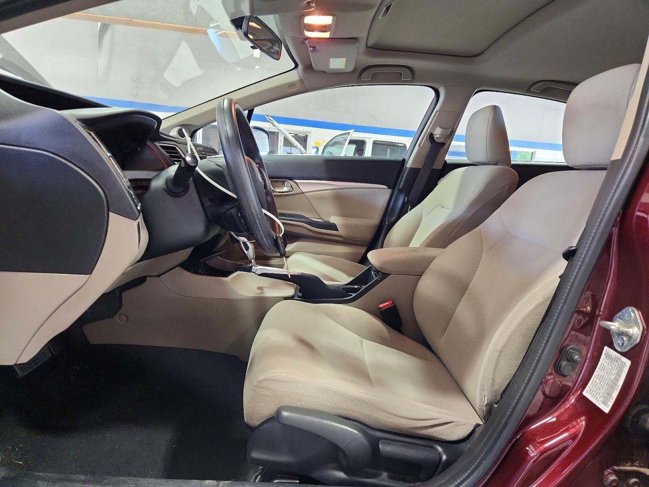 2013 Honda Civic Ex Maroon vin: 19XFB2F83DE051552
