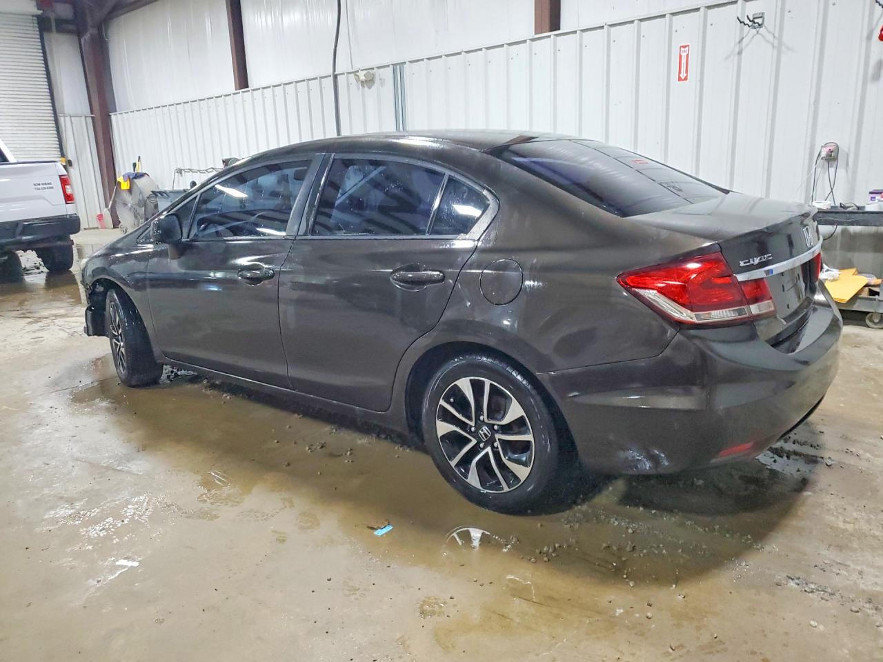 2013 Honda Civic Ex Brown vin: 19XFB2F83DE052202