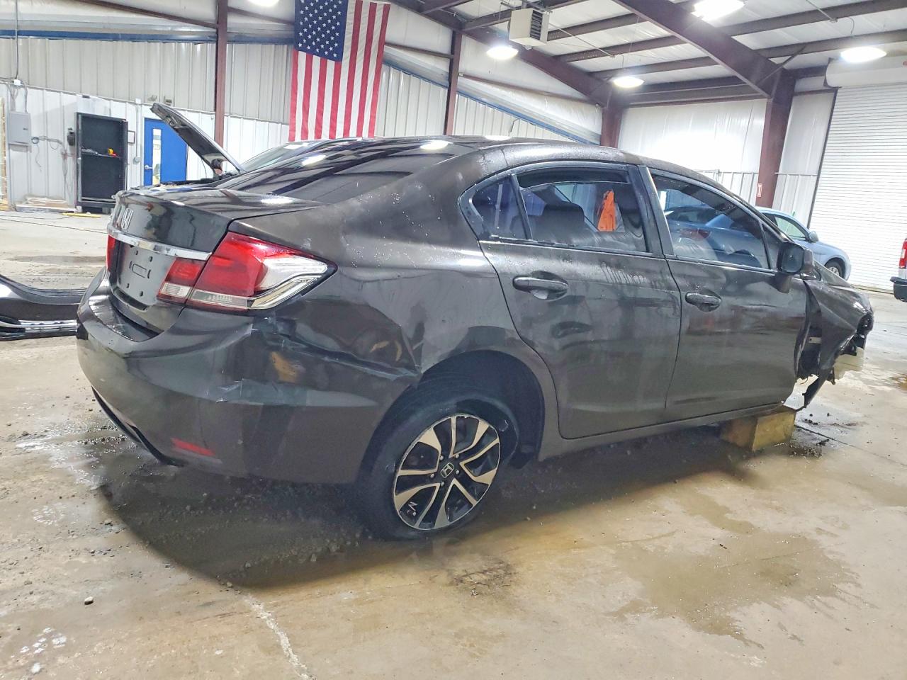 2013 Honda Civic Ex Brown vin: 19XFB2F83DE052202
