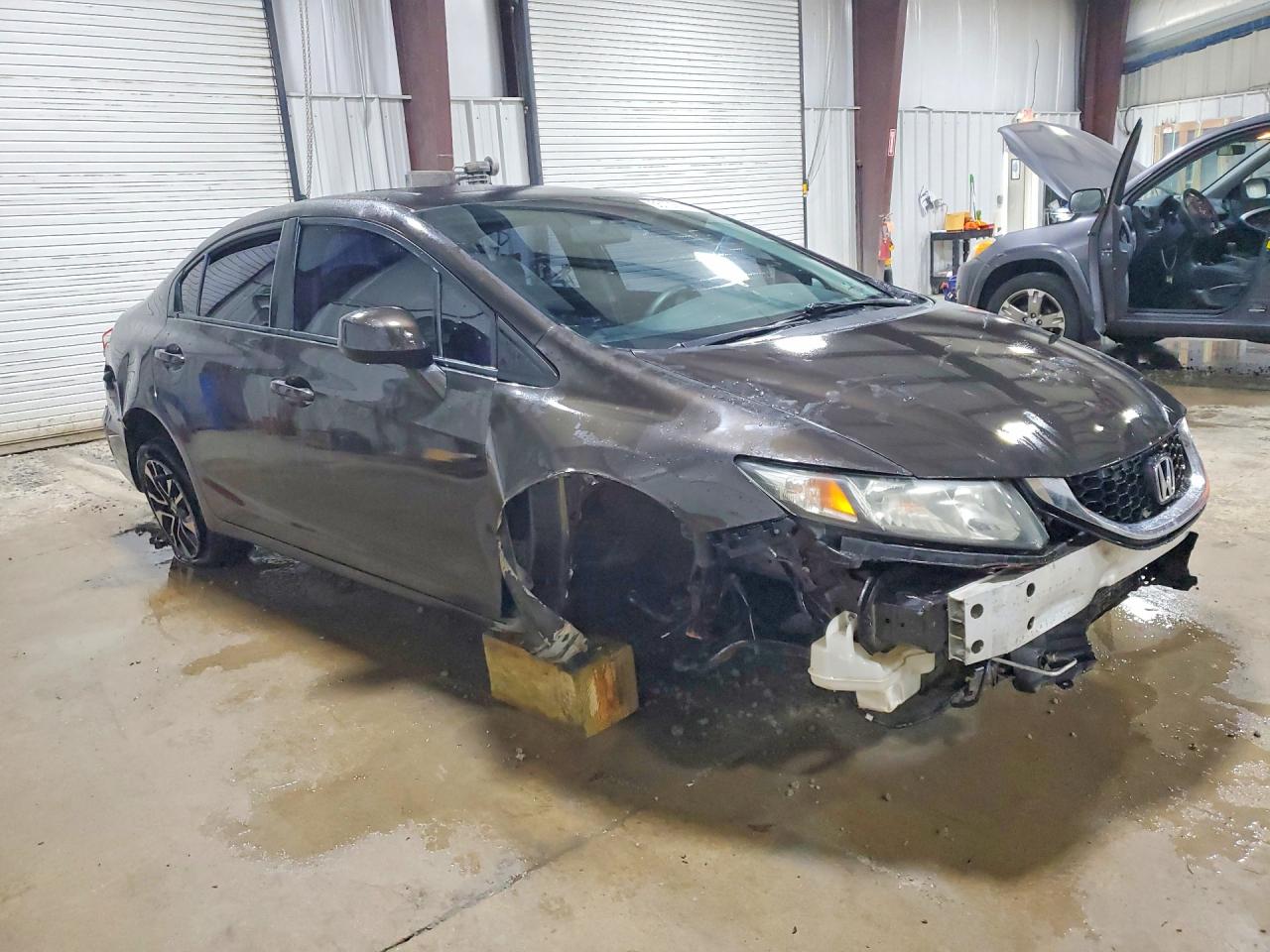 2013 Honda Civic Ex Brown vin: 19XFB2F83DE052202