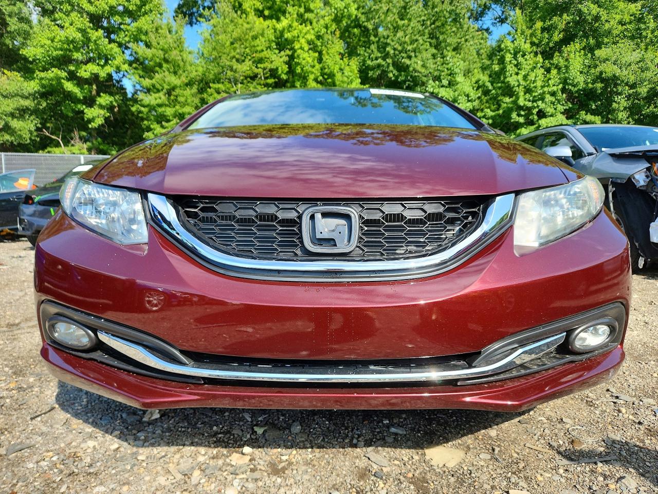 2013 Honda Civic Ex Burgundy vin: 19XFB2F83DE201319