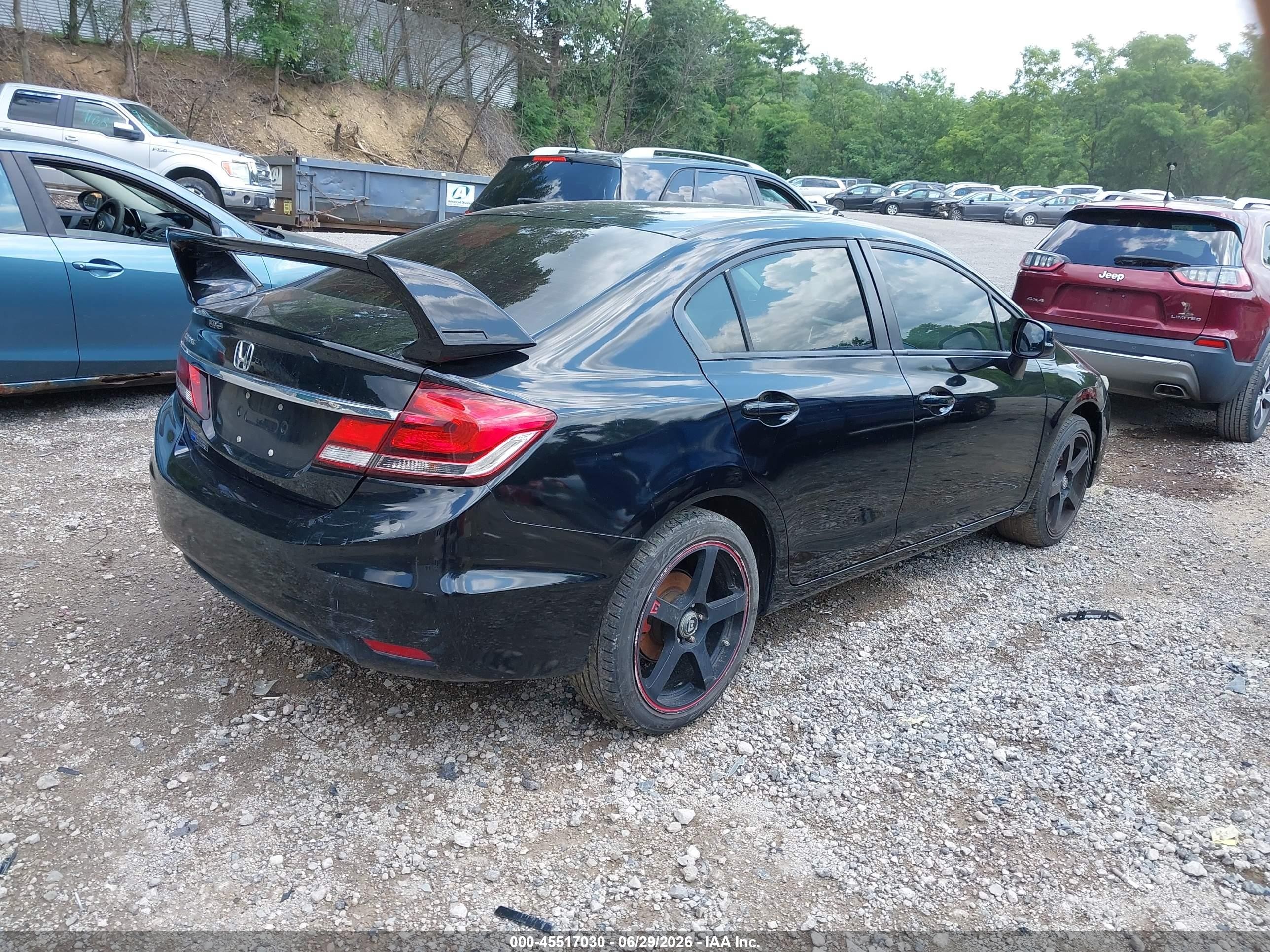 2013 Honda Civic Ex Black vin: 19XFB2F83DE202714