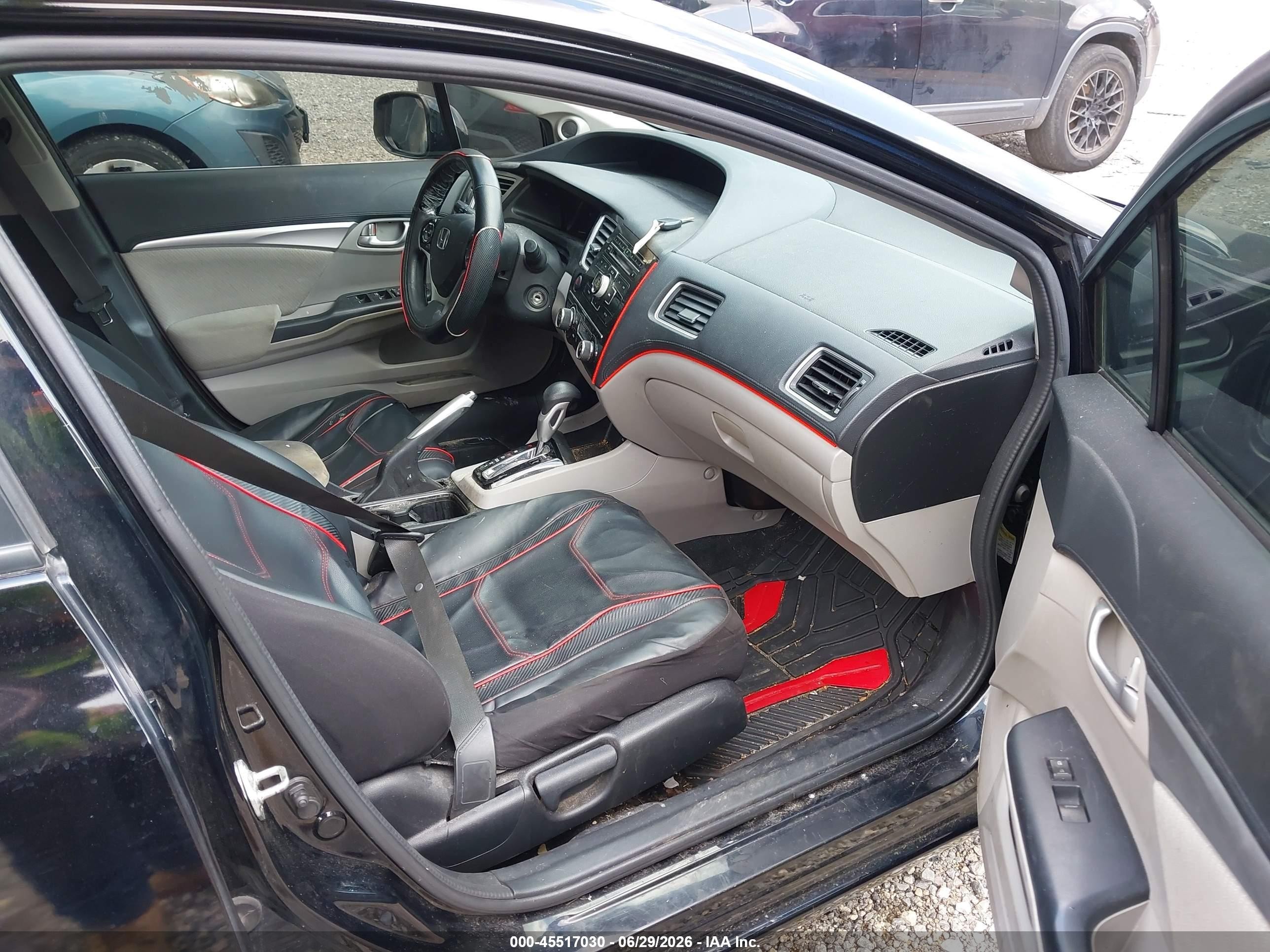 2013 Honda Civic Ex Black vin: 19XFB2F83DE202714