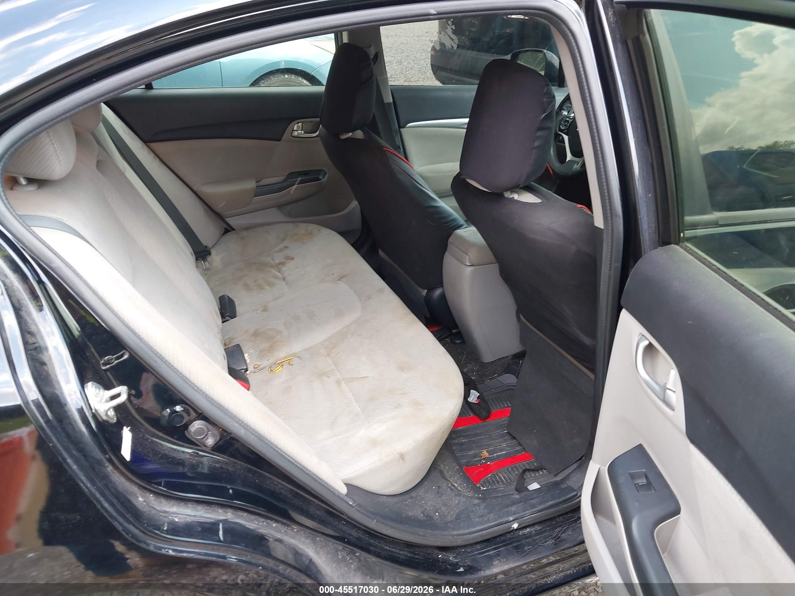 2013 Honda Civic Ex Black vin: 19XFB2F83DE202714