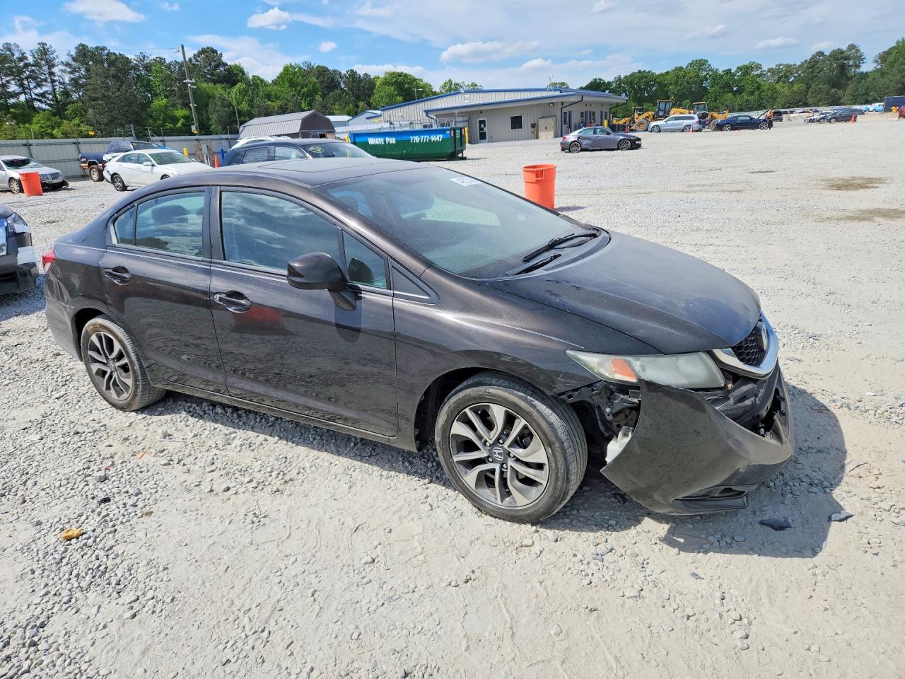 2013 Honda Civic Ex Black vin: 19XFB2F83DE241903