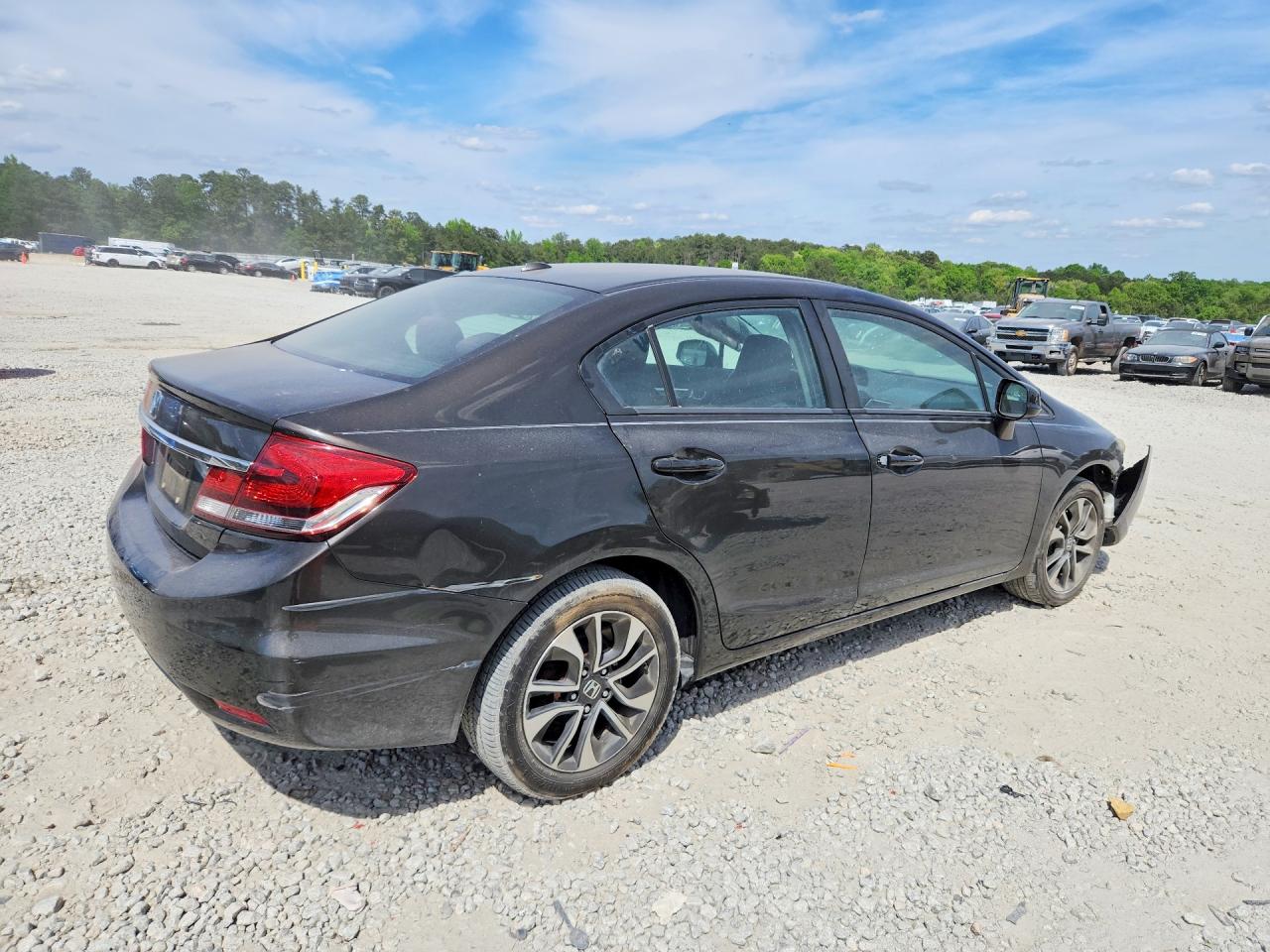 2013 Honda Civic Ex Black vin: 19XFB2F83DE241903