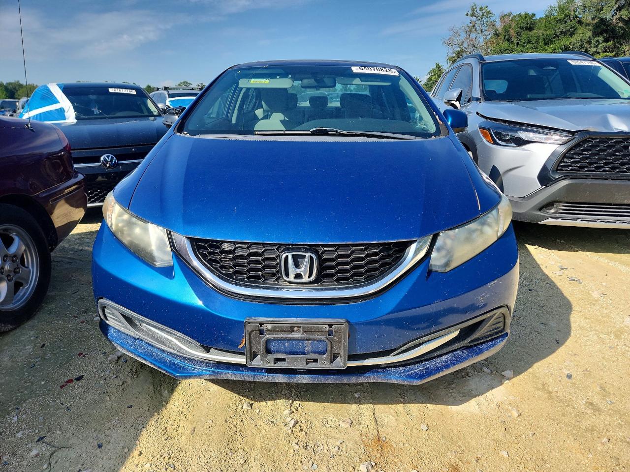 2013 Honda Civic Ex Blue vin: 19XFB2F83DE254232