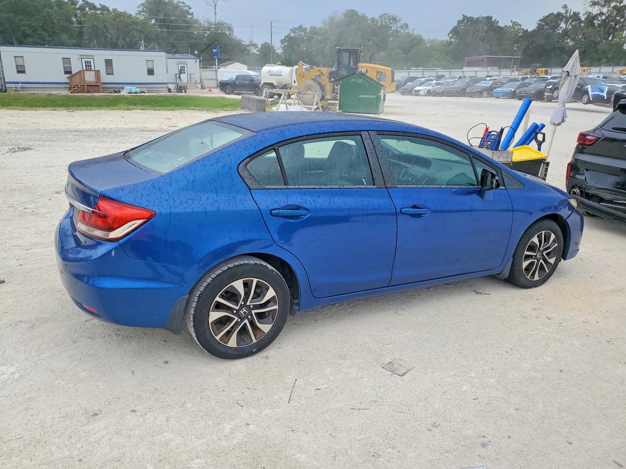 2013 Honda Civic Ex Blue vin: 19XFB2F83DE254232