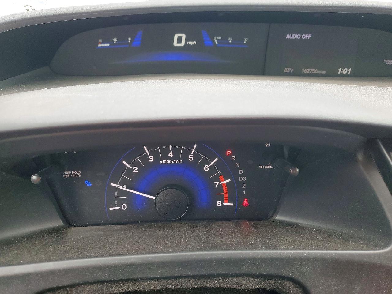 2013 Honda Civic Ex Blue vin: 19XFB2F83DE254232