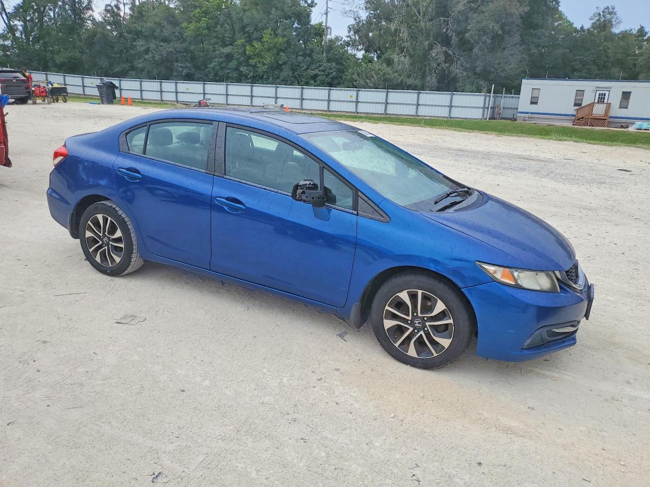 2013 Honda Civic Ex Blue vin: 19XFB2F83DE254232